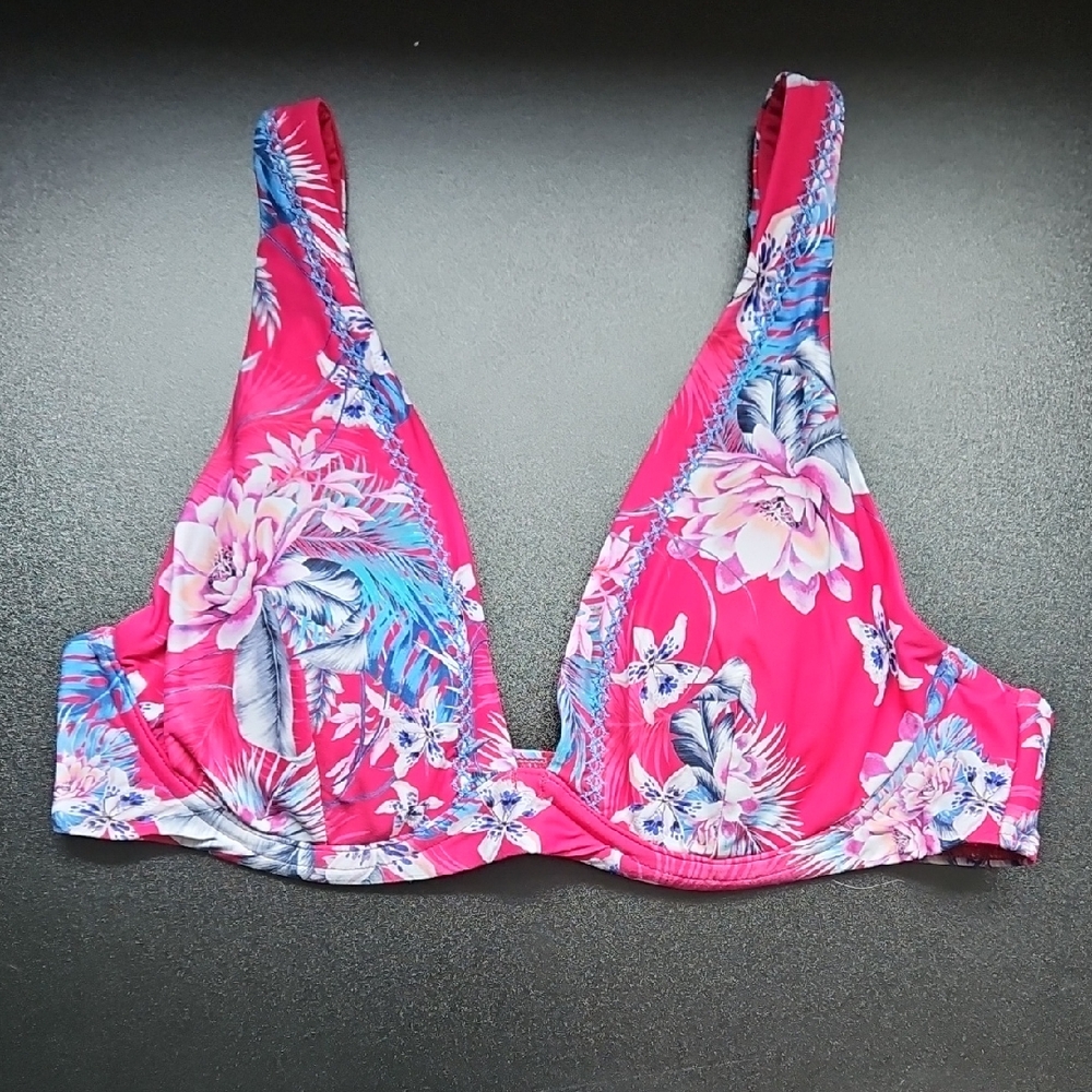 Sea Level Australia Pink Floral Bikini (Top And Bottom)